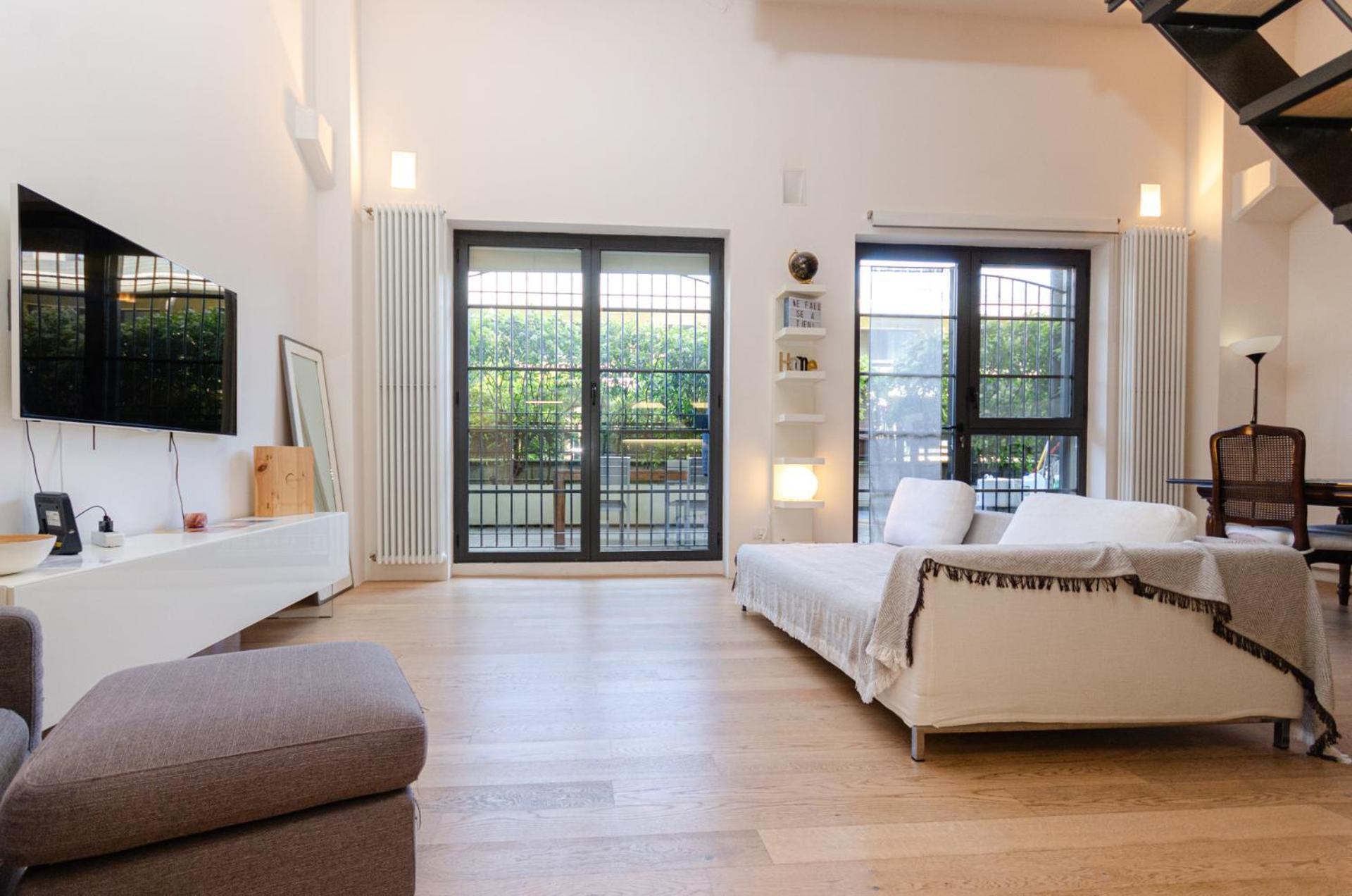 Vivimihome Loft Su Due Livelli Con Terrazzo Mailand Exterior foto