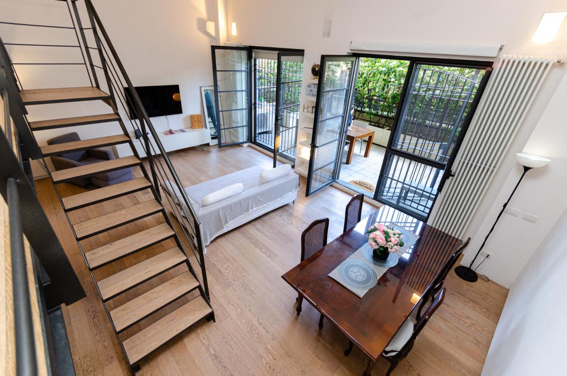 Vivimihome Loft Su Due Livelli Con Terrazzo Mailand Exterior foto